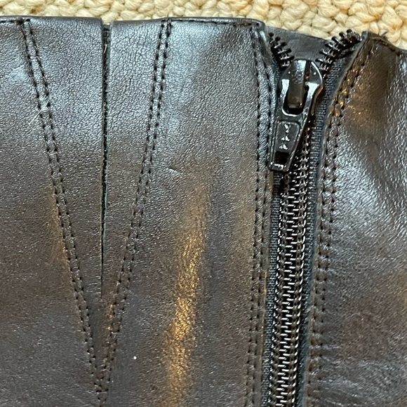 Naturalizer Black Dinka Heel Boot Size 8M with Lace & Bow Detail - SEE CALLOUTS! - Picture 5 of 10